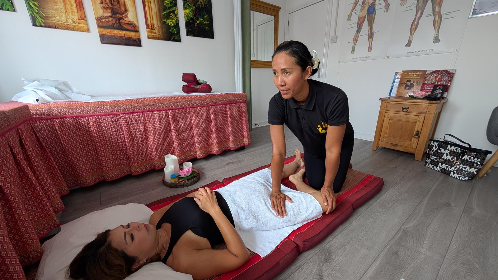 Interior of Maliwan Thai Therapeutic Massage studio in Strood, Rochester